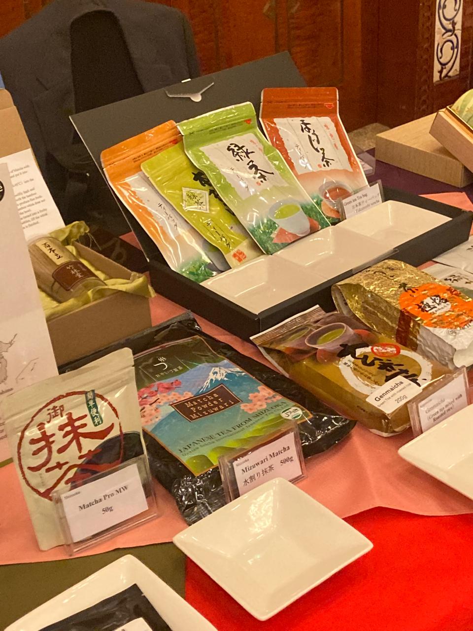 Japanese tea selection